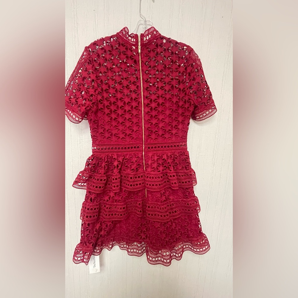 Self Portrait rED SHORT SLEEVE STARS MINI - Picture 4 of 5